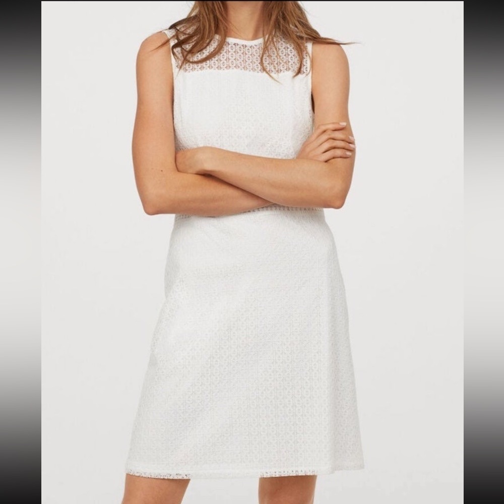H&M white dress